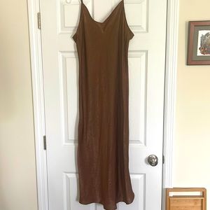 Banana republic sz 14 cami dress in chocolate brown